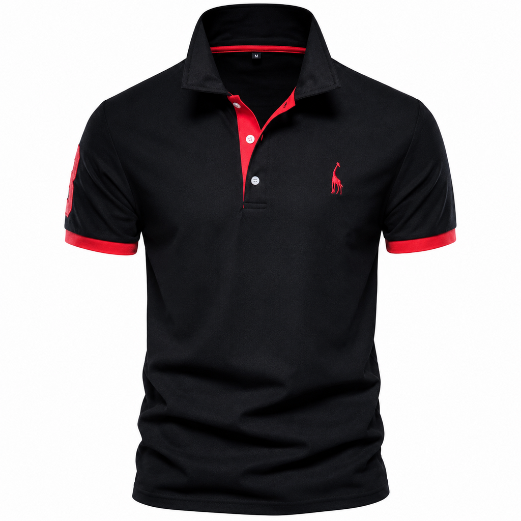 Poloshirt Kensington Schwarz
