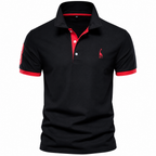 Poloshirt Kensington Schwarz